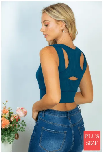 Adelaide Cutout Back Bralette/Brami (4 colors)