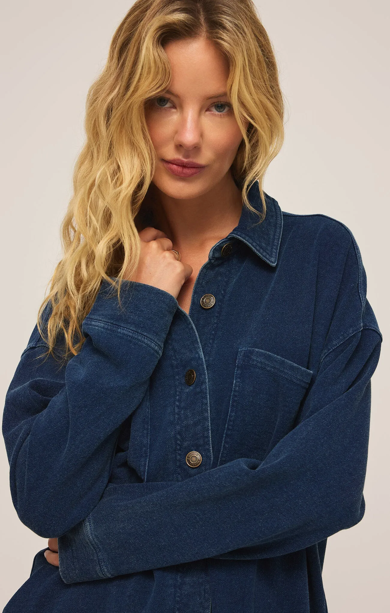 All Day Knit Denim Jacket | Indigo