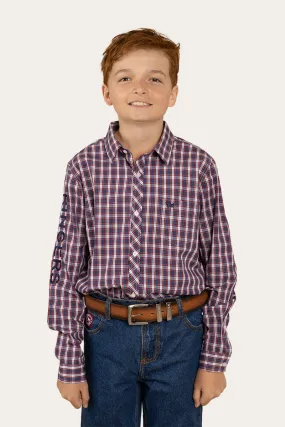 Benson Kids Dress Shirt - Red