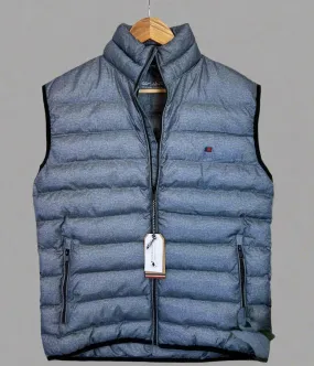 Blue Men's Water Repellent Gilet