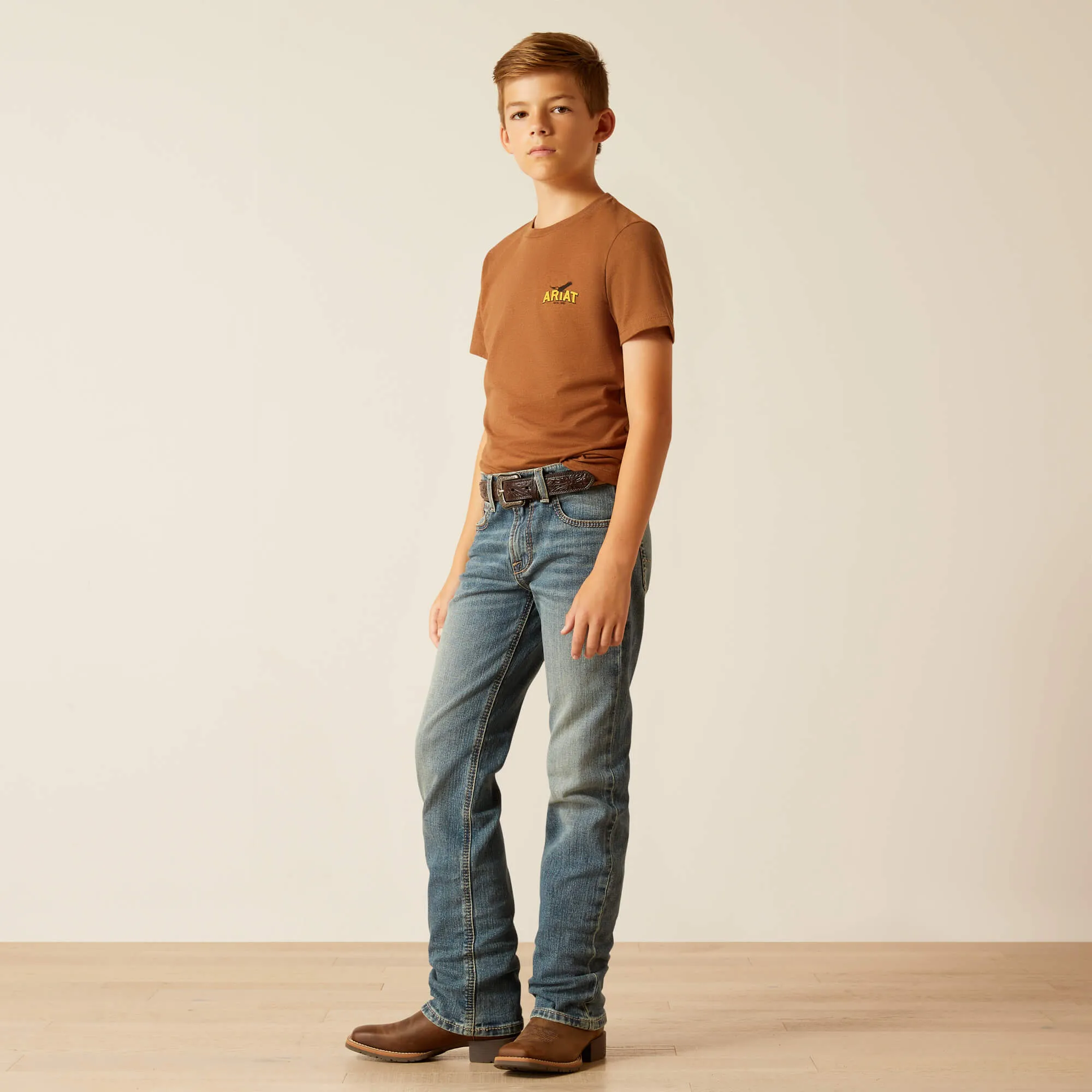 Boys Ariat 10051606 B5 Slim Murphy Stretch Straight Jean