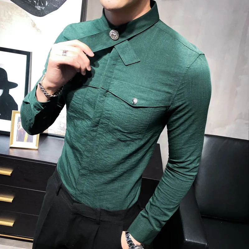 Cross-Bow O-Neck Collar Style Shirts