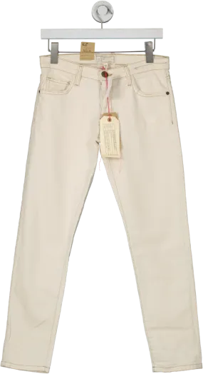 Current/Elliott Cream The Fling Slim Boyfriend Jeans BNWT W23