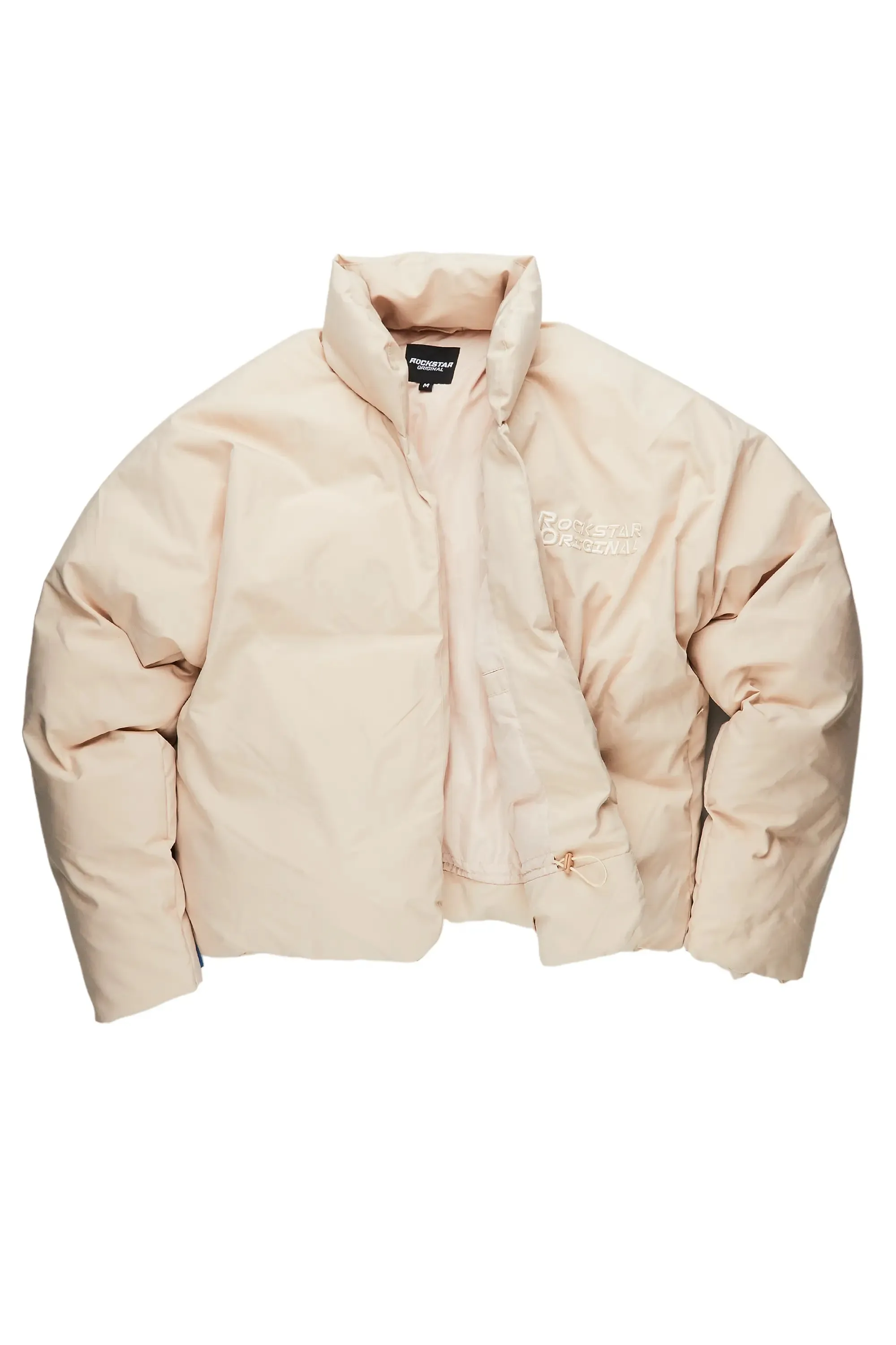 Damien Beige Puffer Jacket