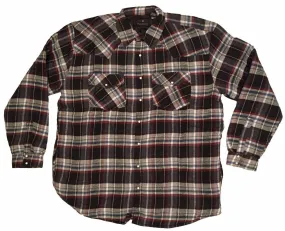 Falcon Bay Men's Long Sleeve Lined Flannel Plaid Shirt