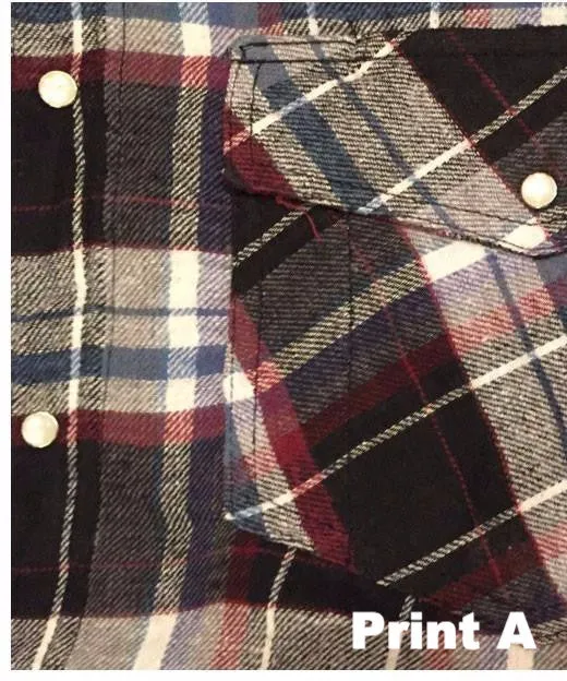 Falcon Bay Men's Long Sleeve Lined Flannel Plaid Shirt