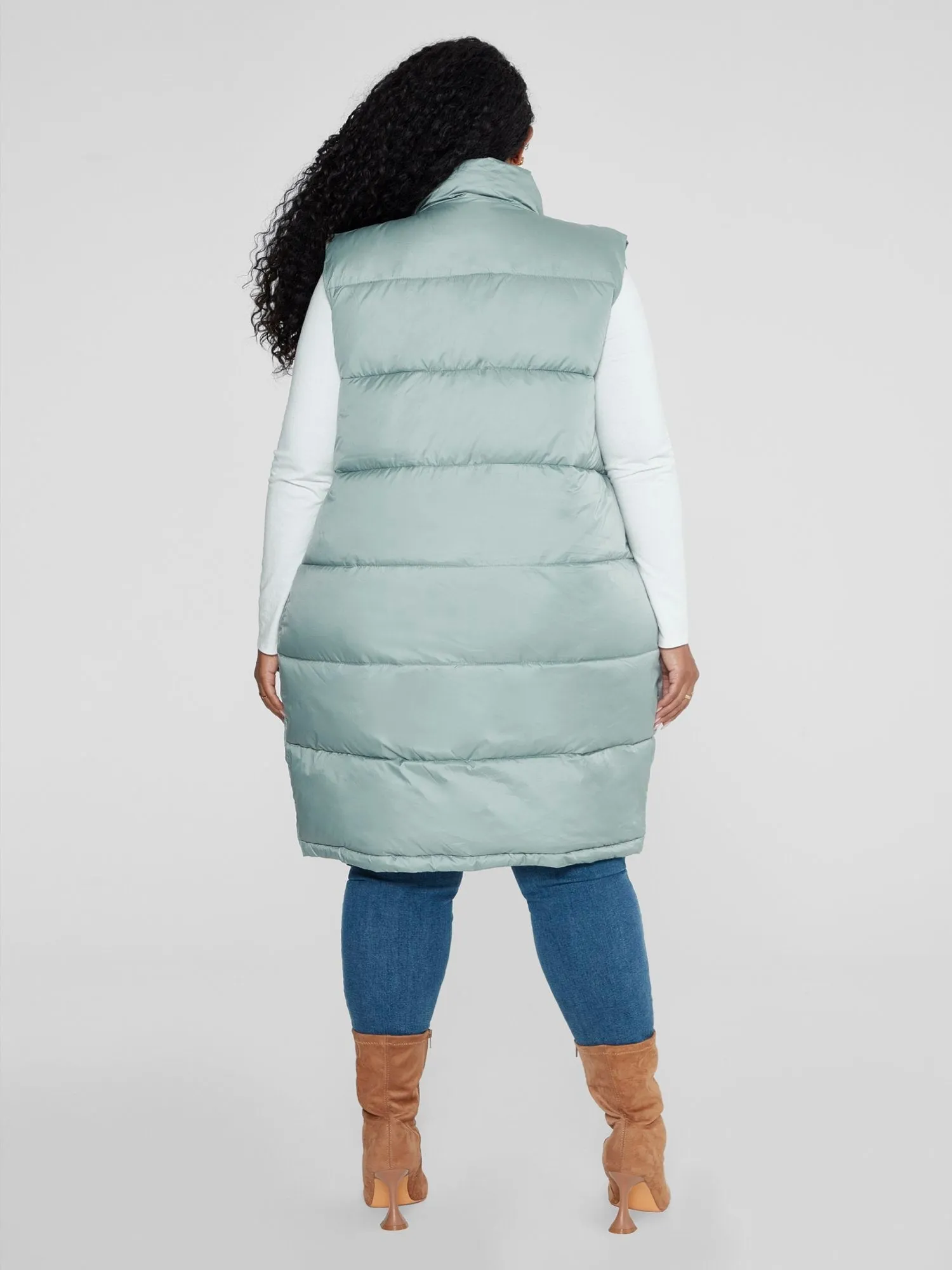 Fashion To Figure - Chanice Long Puffer Vest