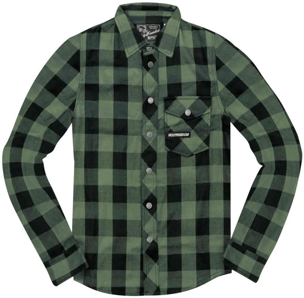 Jesse James HolyFreedom Flannel Shirt, Green