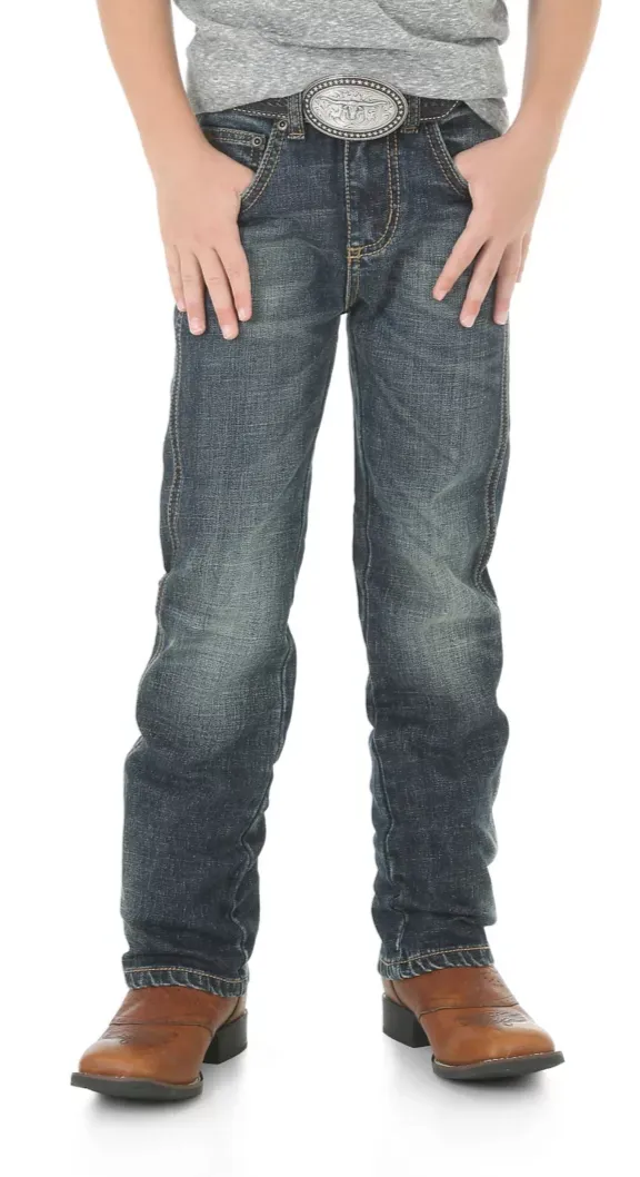 Little Boy's Wrangler 88JWZBZ (1T-7) Bozeman Retro® Slim Fit Straight Leg Jean