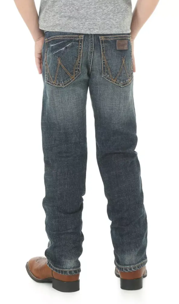 Little Boy's Wrangler 88JWZBZ (1T-7) Bozeman Retro® Slim Fit Straight Leg Jean