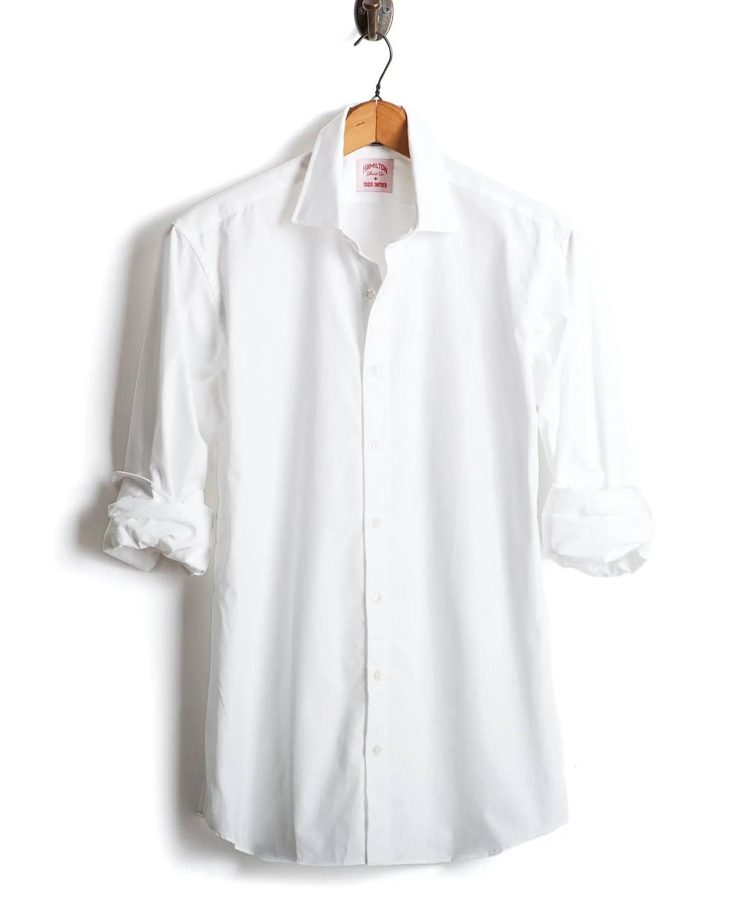 Made in the USA Hamilton   Todd Snyder Dress Shirt in White