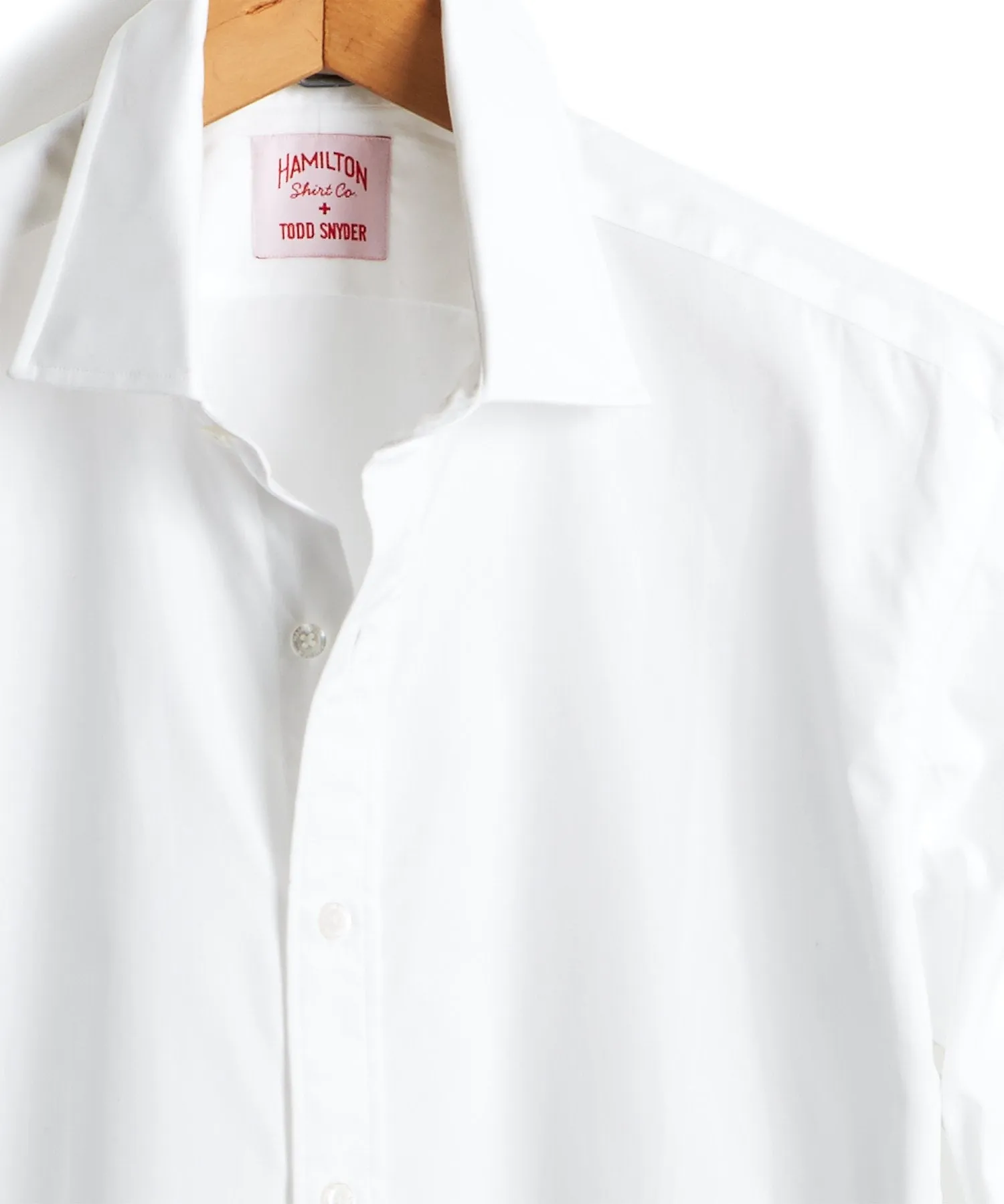 Made in the USA Hamilton   Todd Snyder Dress Shirt in White