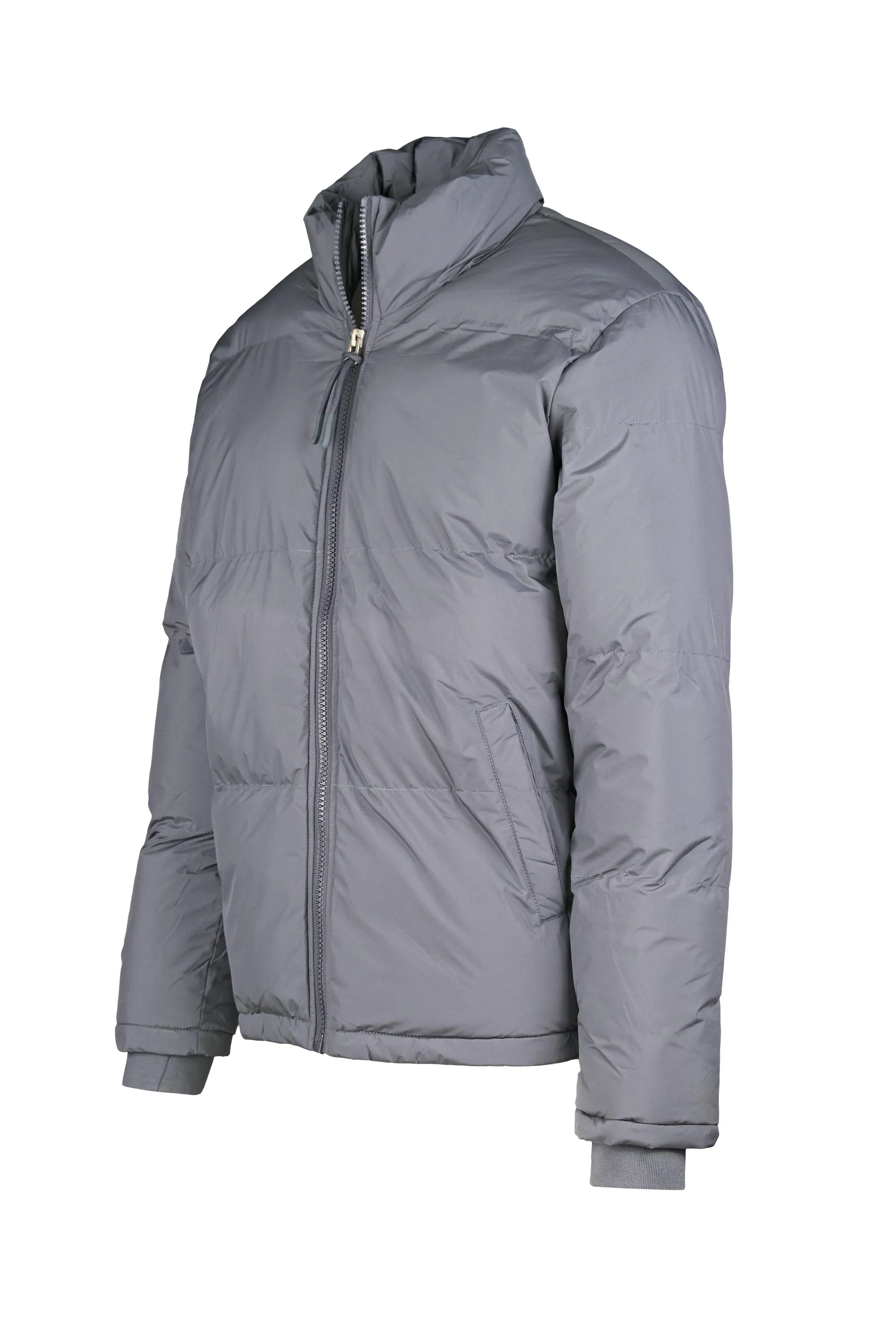 Matte Nylon Puffer Jacket