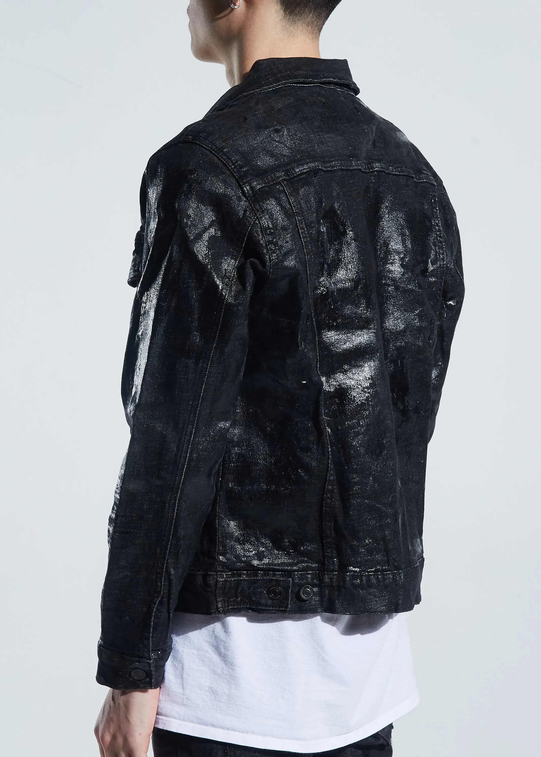 Morant Denim Jacket (Waxed Black)