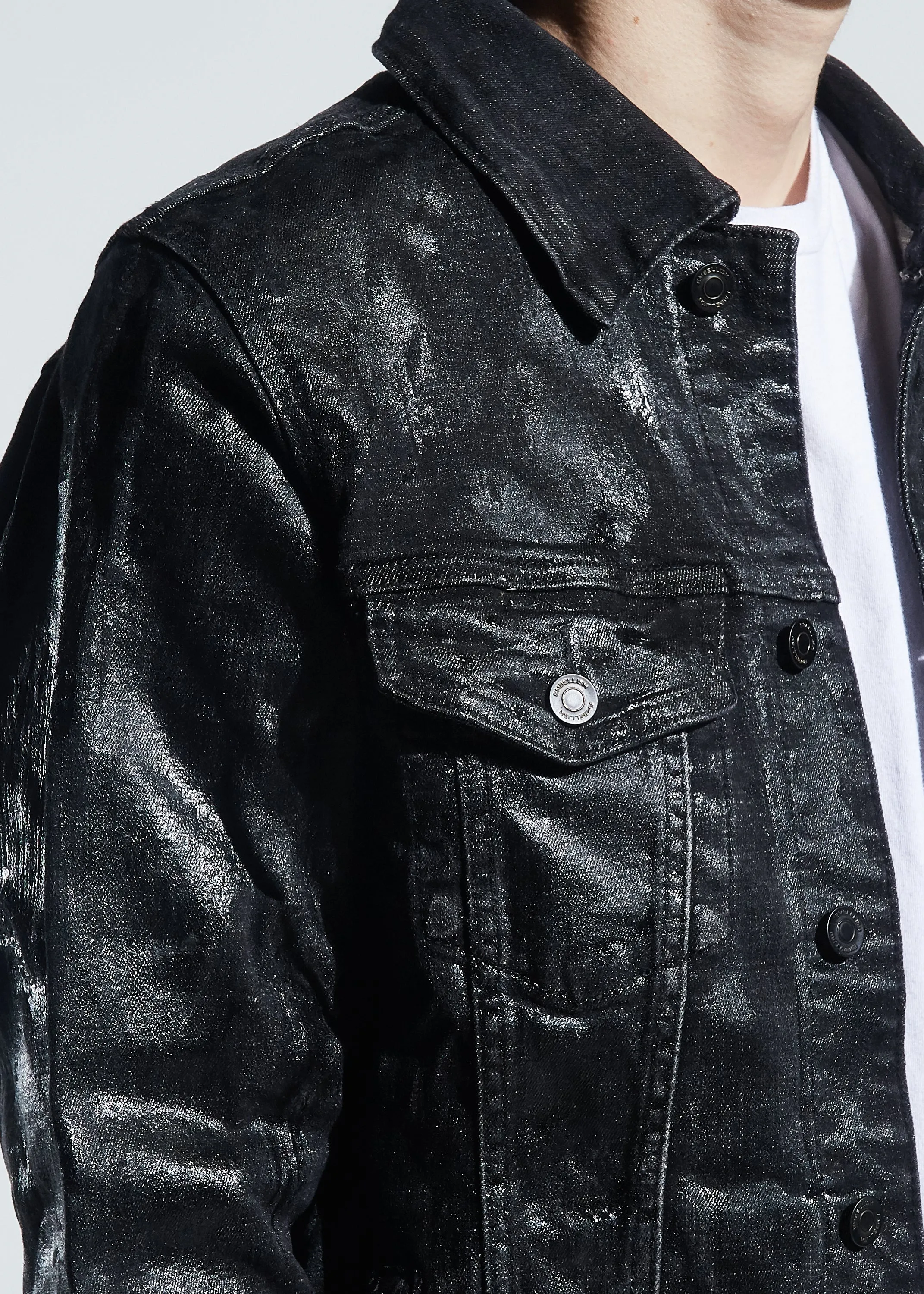 Morant Denim Jacket (Waxed Black)