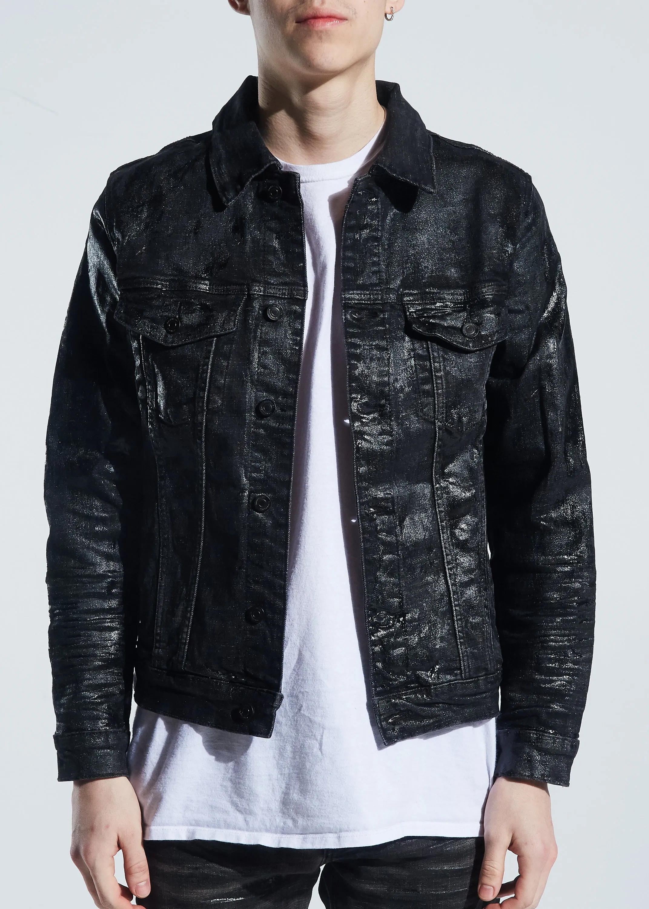 Morant Denim Jacket (Waxed Black)