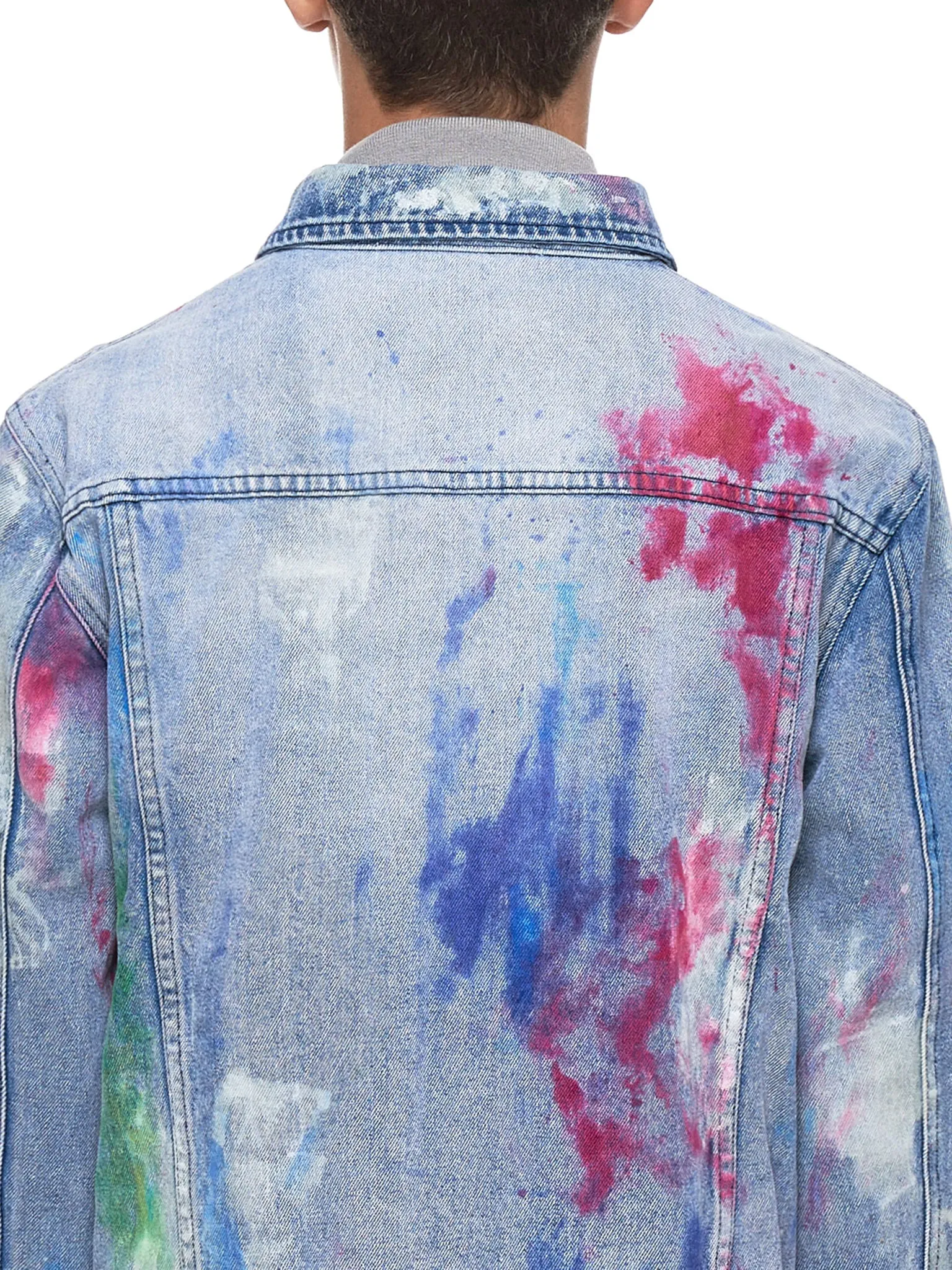 Paint-Splattered Jacket (PAINTERS-CANVAS-STONEWASH)