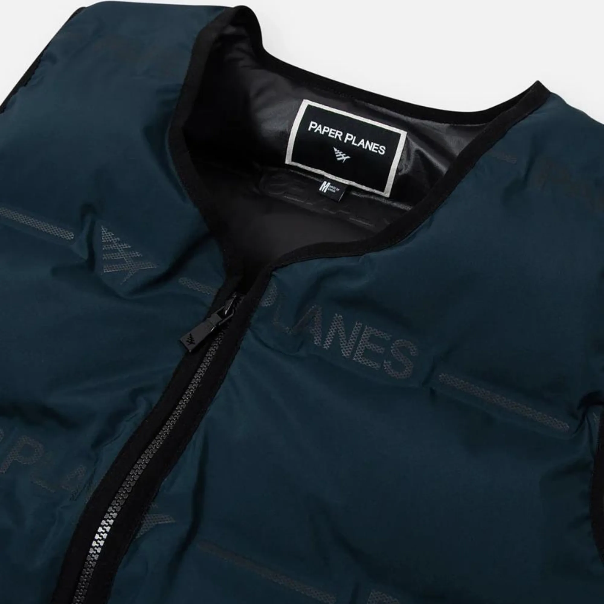 Paper Planes Sky Captain Embossed Puffer Vest