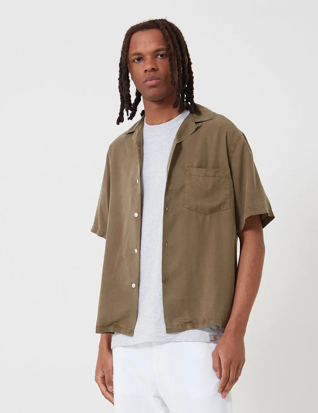 Portuguese Flannel Dogtown Shirt - Olive Green