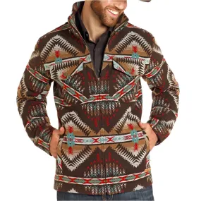 Powder River Men's Aztec Jacquard Jacket - Brown - DM92C04061