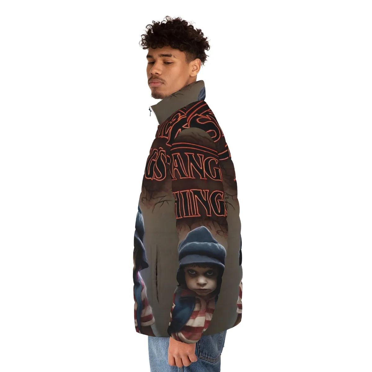 "Stranger Things Eleven Puffer Jacket - Sci-Fi Inspired Outerwear"