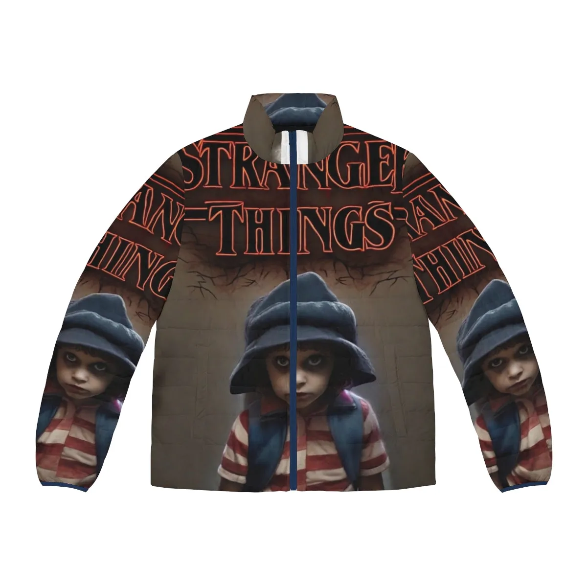 "Stranger Things Eleven Puffer Jacket - Sci-Fi Inspired Outerwear"