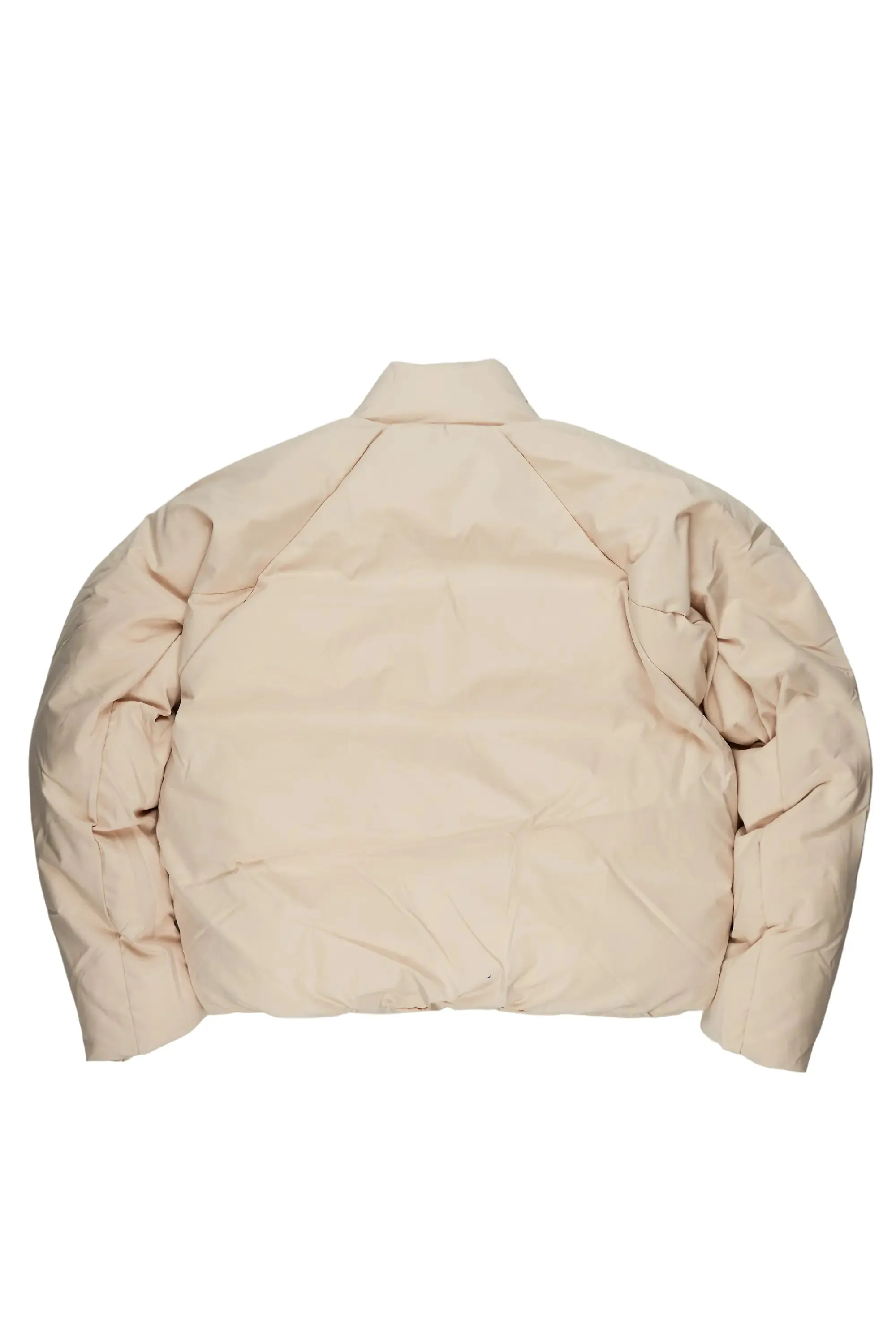 Rabbie Beige/Orange Puffer Jacket