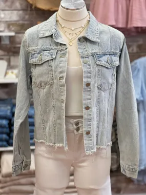 Savanna Jane Rhinestone Denim Jacket