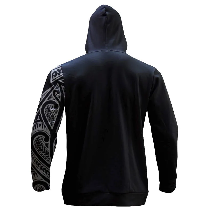 Sleeve Hoodie (Black/Grey)