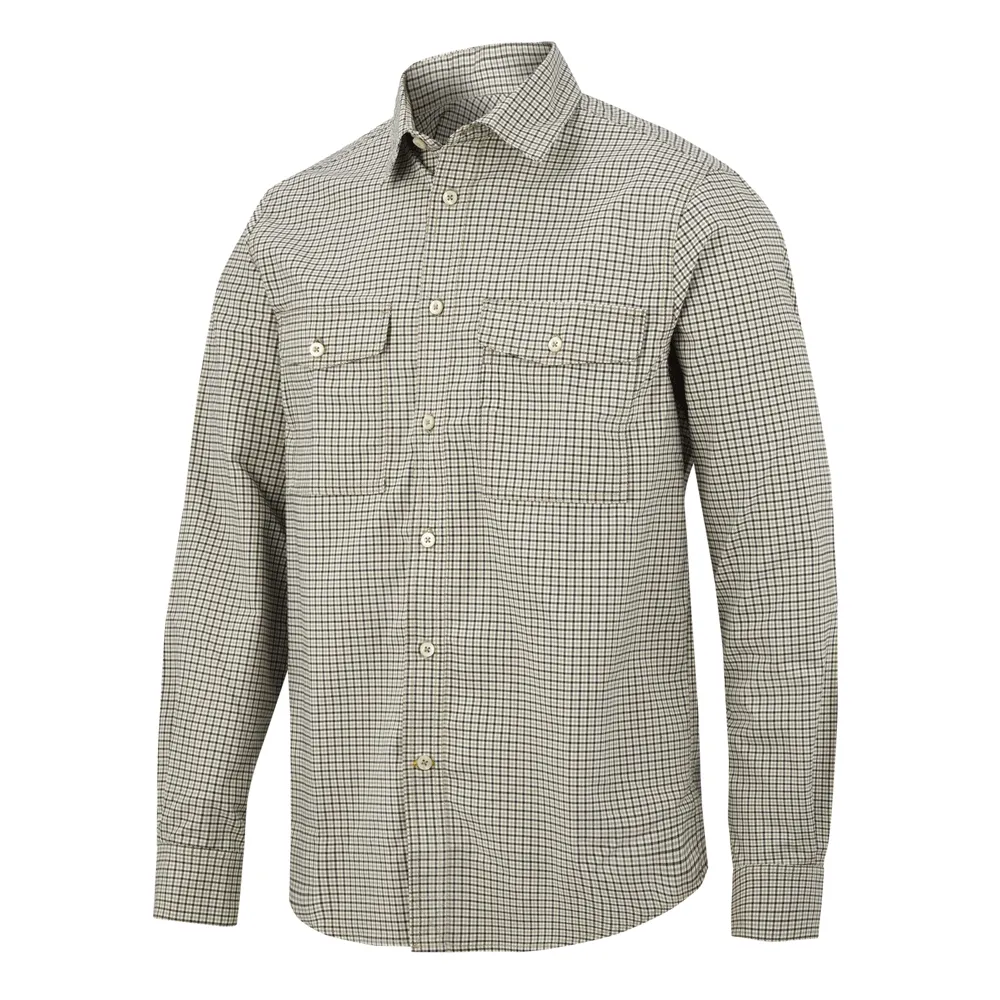 Snickers 8507 AllroundWork Comfort Checked LS Shirt Various Colours