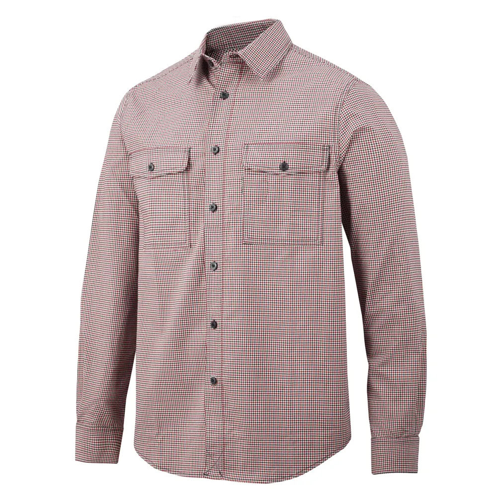 Snickers 8507 AllroundWork Comfort Checked LS Shirt Various Colours