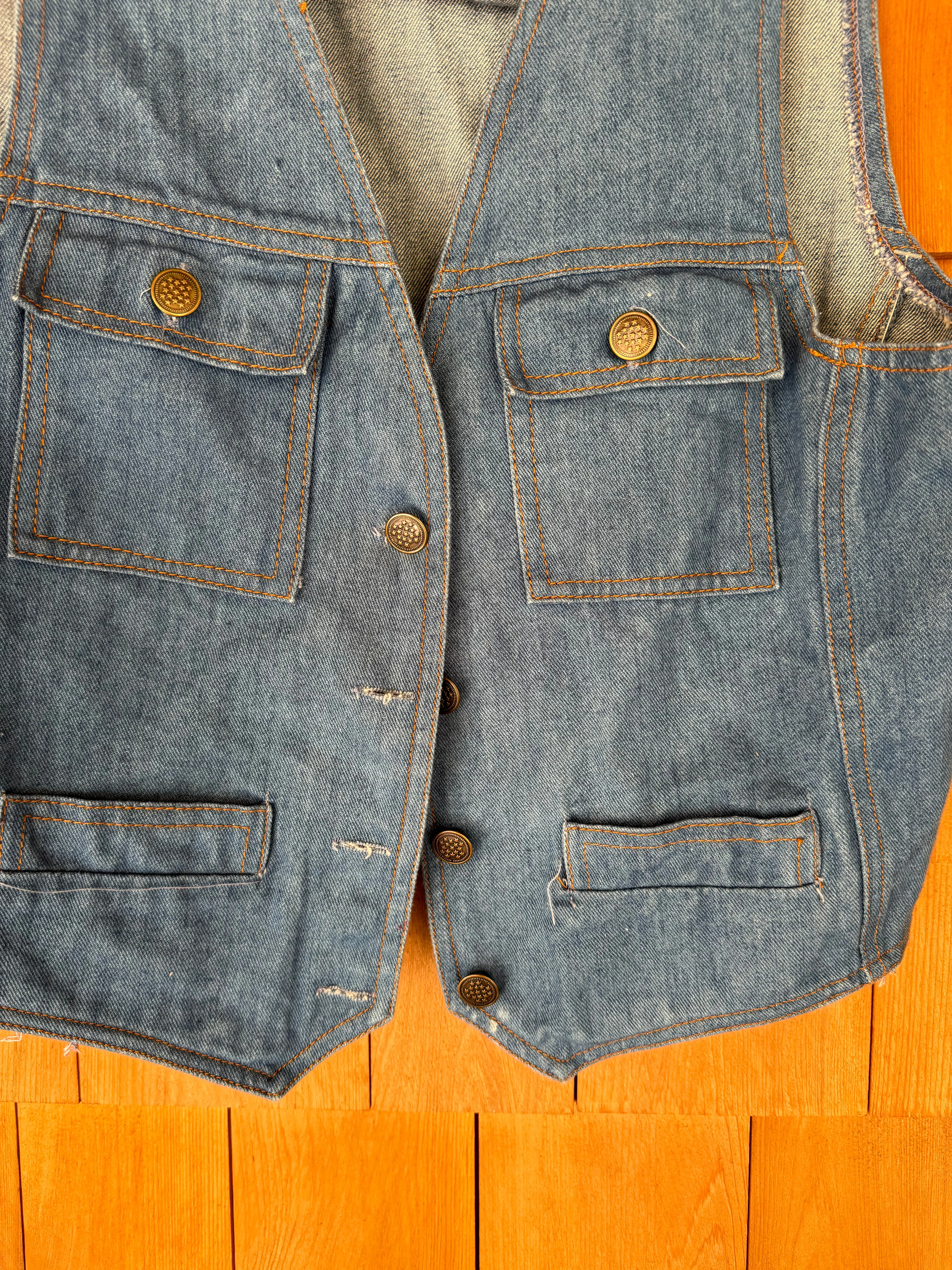 Vintage Bronson Denim Vest - Youth