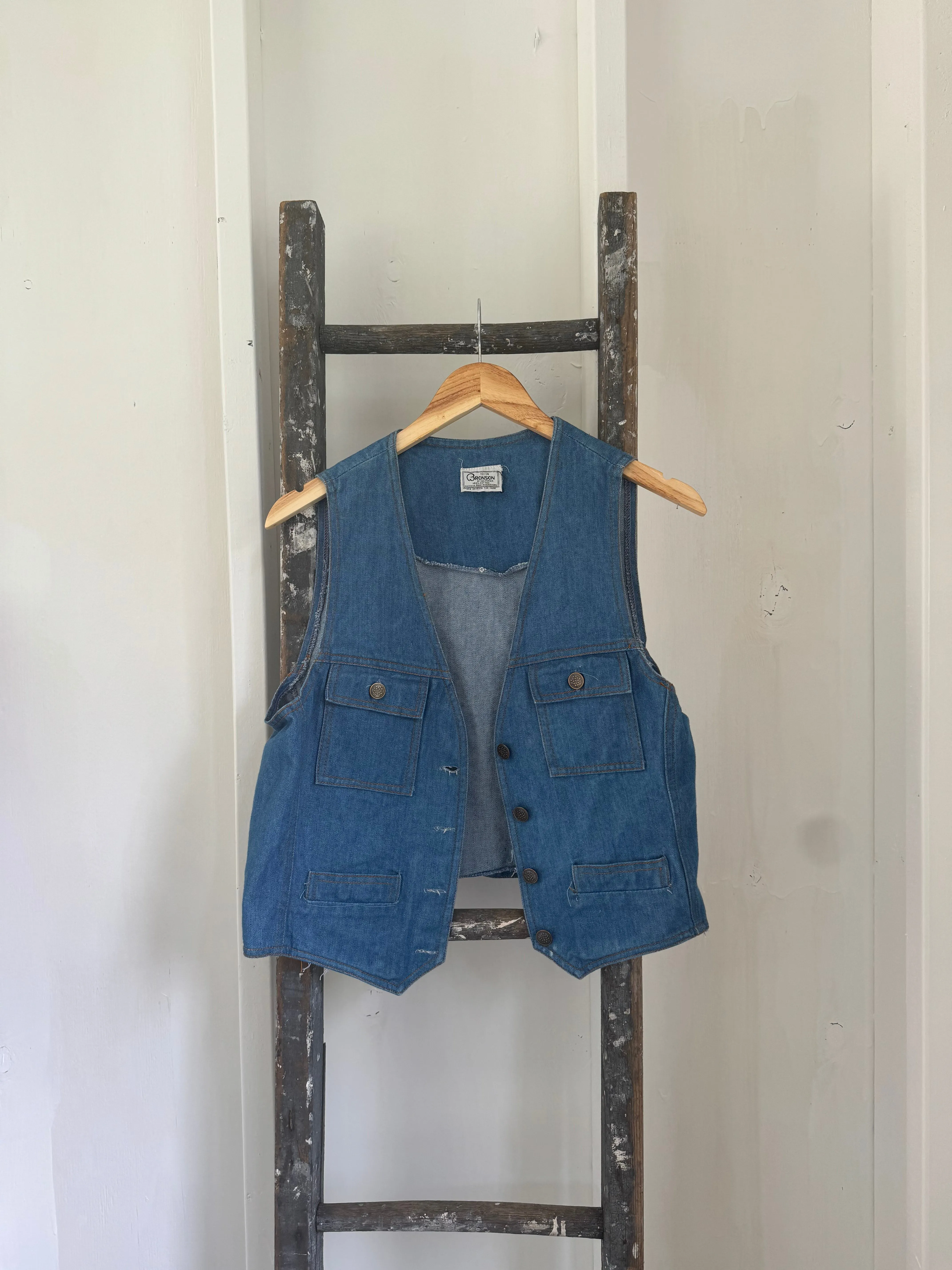 Vintage Bronson Denim Vest - Youth