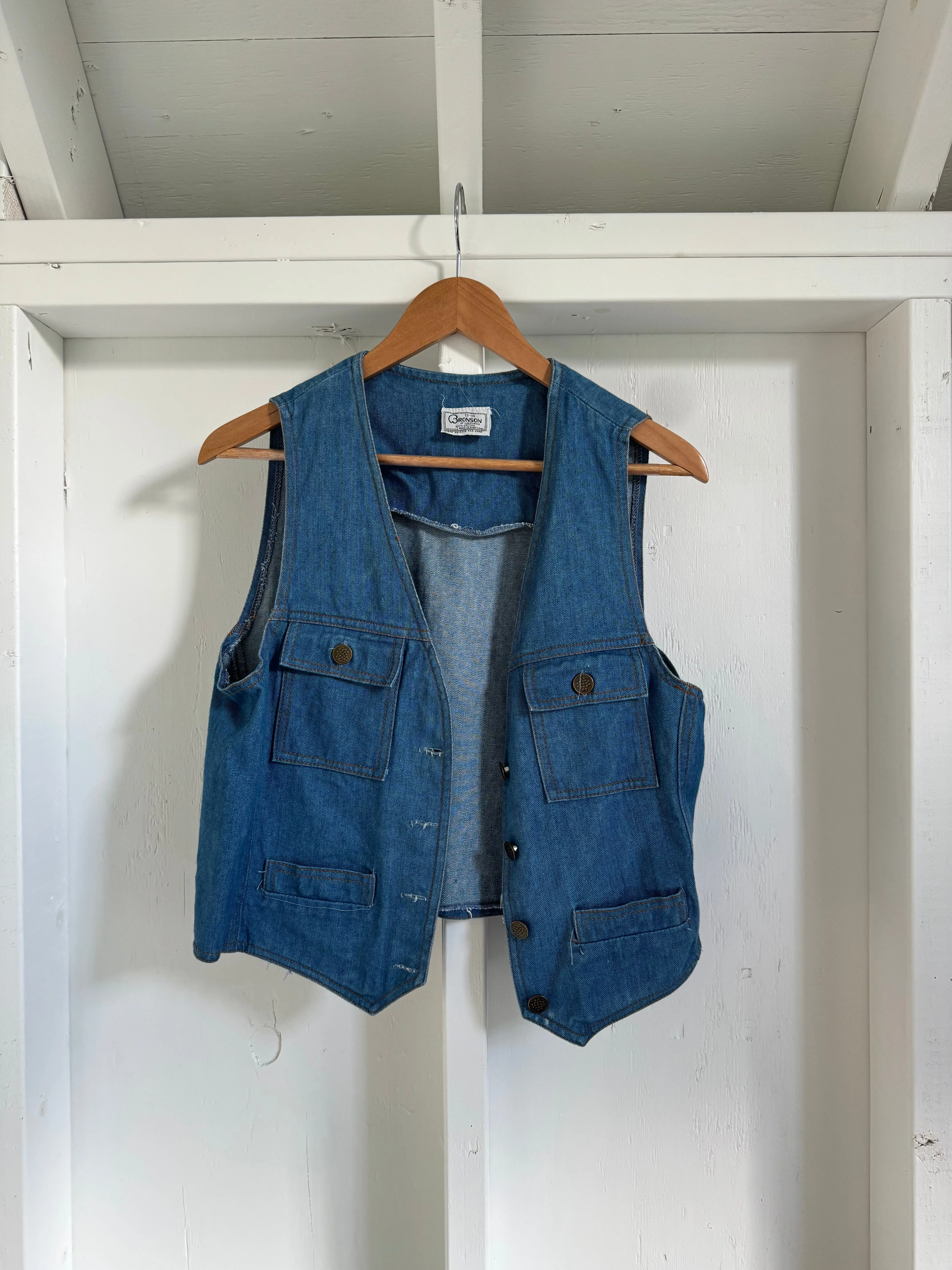 Vintage Bronson Denim Vest - Youth