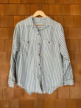 Vintage Super Soft Striped Shirt - Blue   White