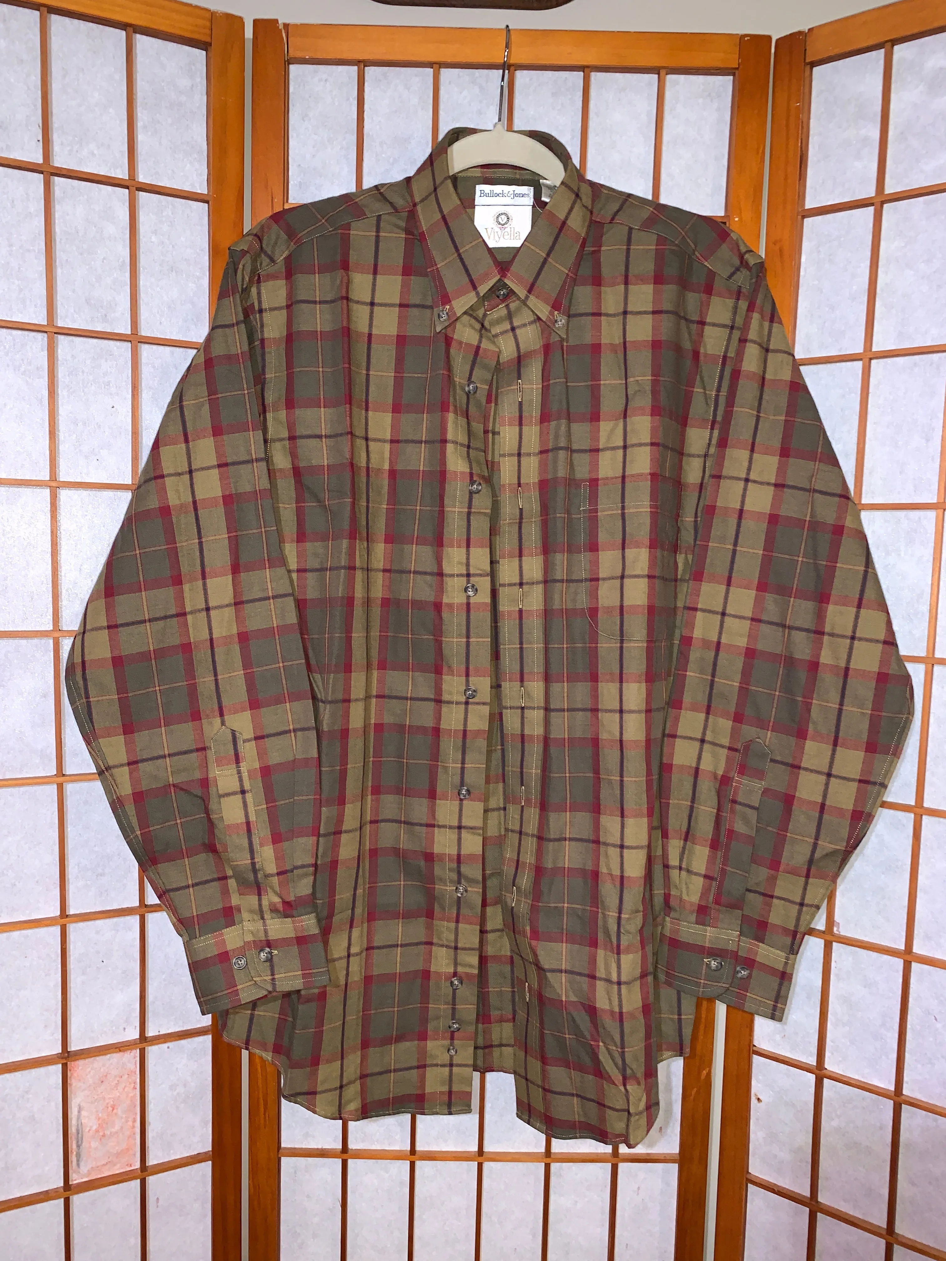 Wool Wood Block Flannel Shirts