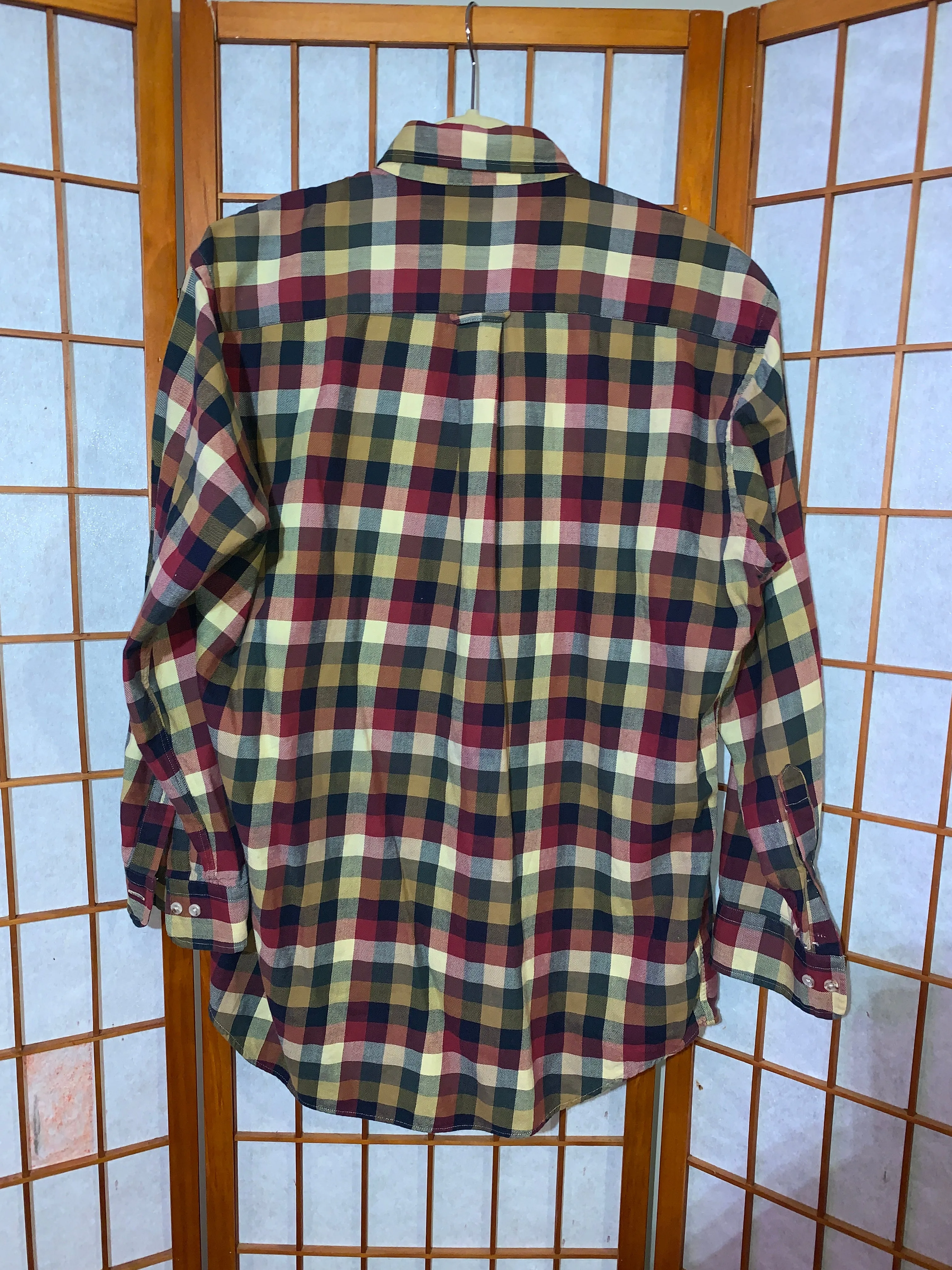 Wool Wood Block Flannel Shirts