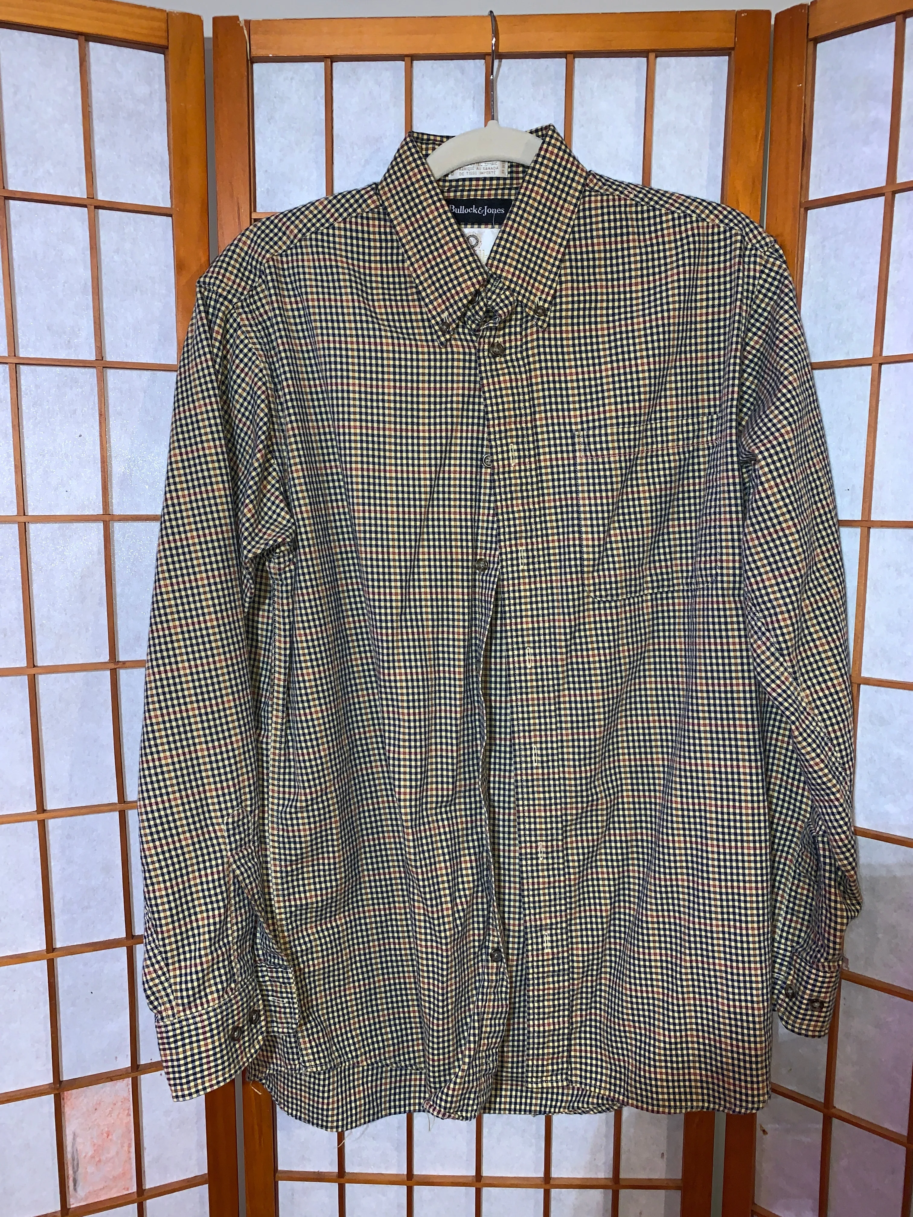 Wool Wood Block Flannel Shirts