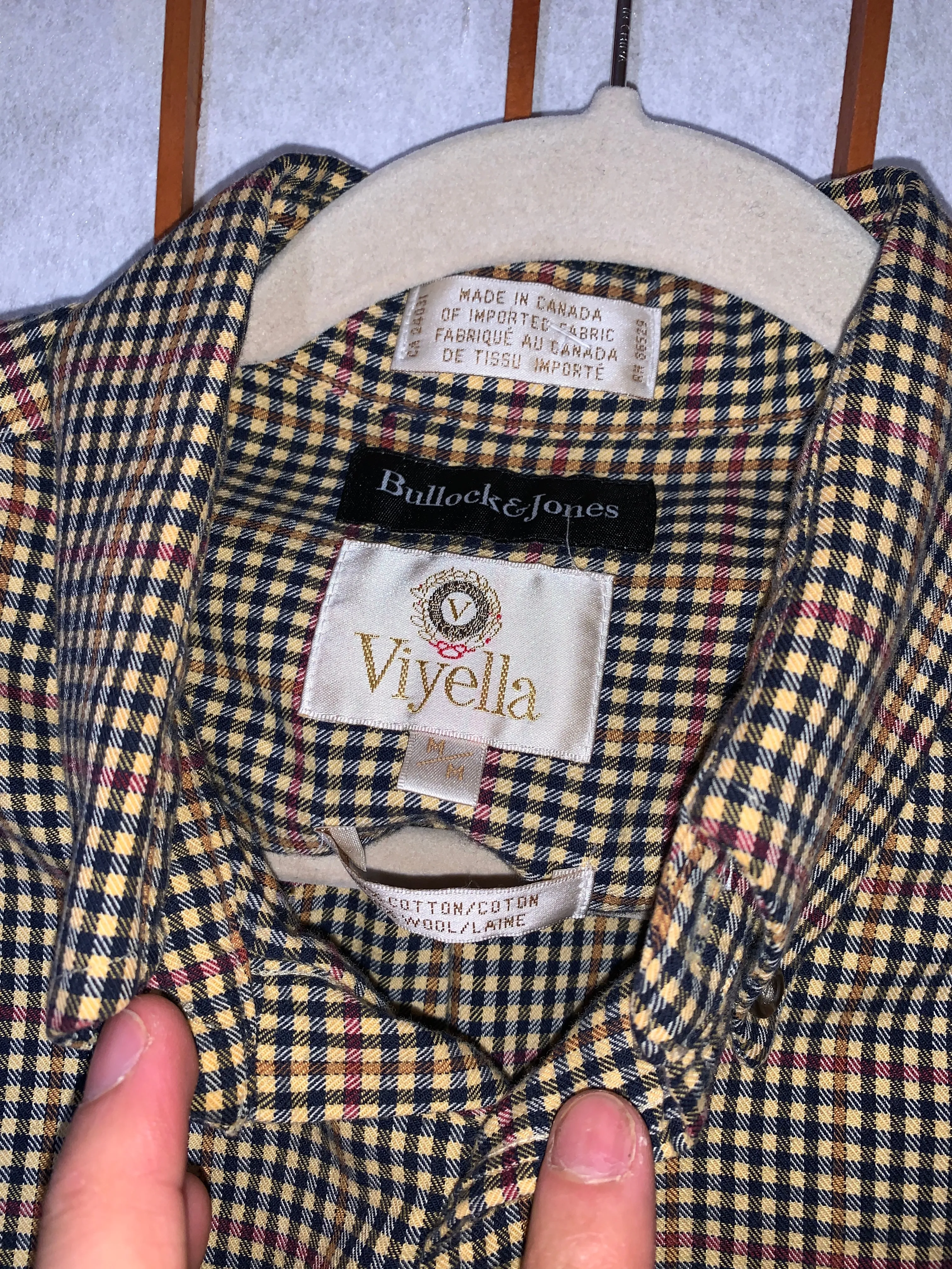 Wool Wood Block Flannel Shirts