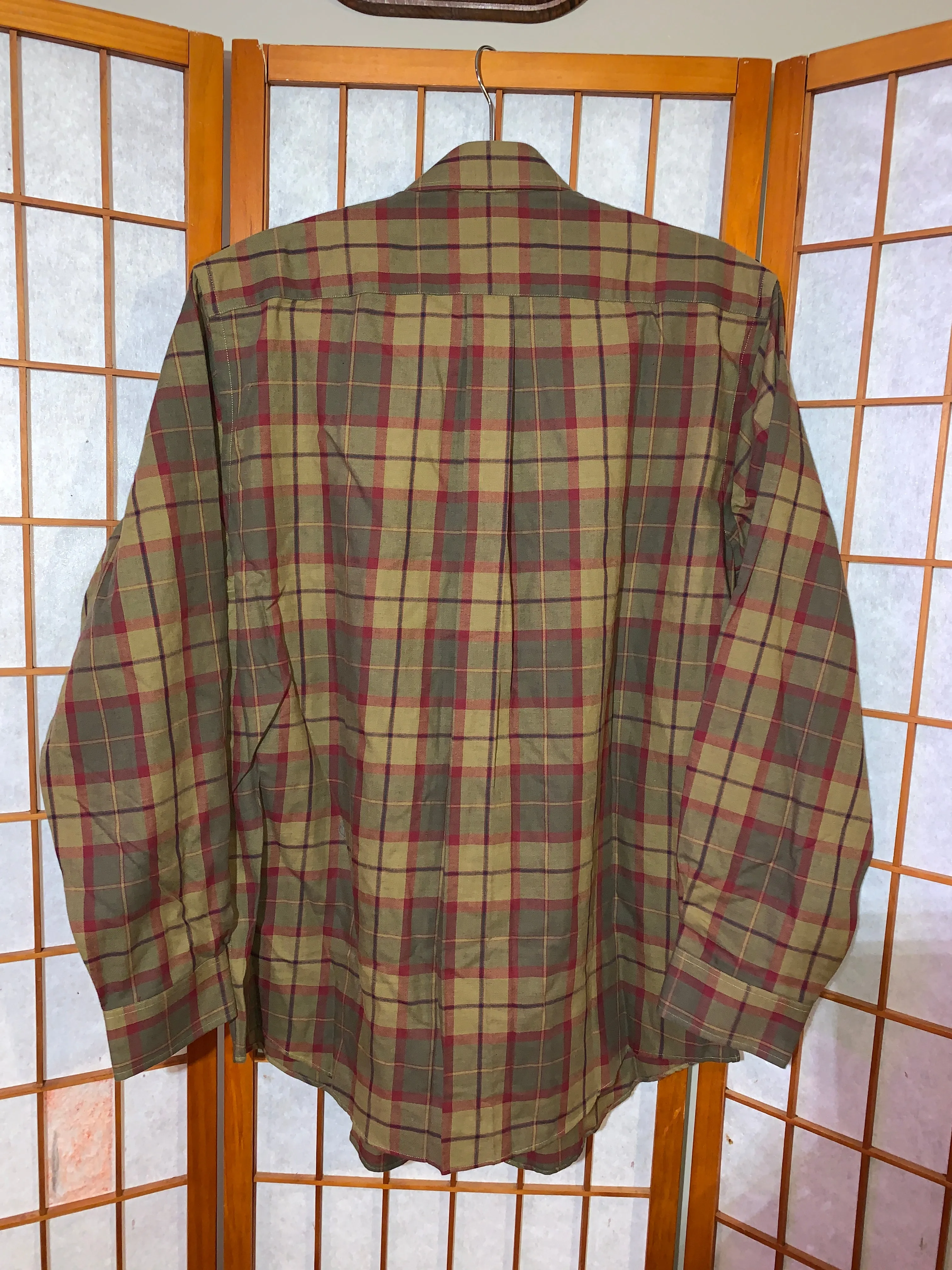 Wool Wood Block Flannel Shirts