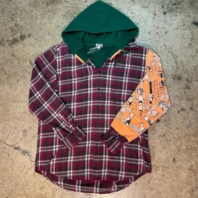 Yokishop - Vintage "Walk Like an Egyptian" Hooded Flannel